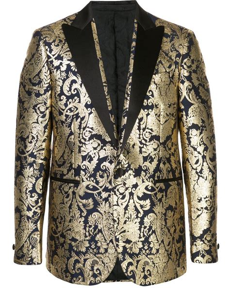 versace sakko mit barocco-jacquardmuster|versace barocco shirt.